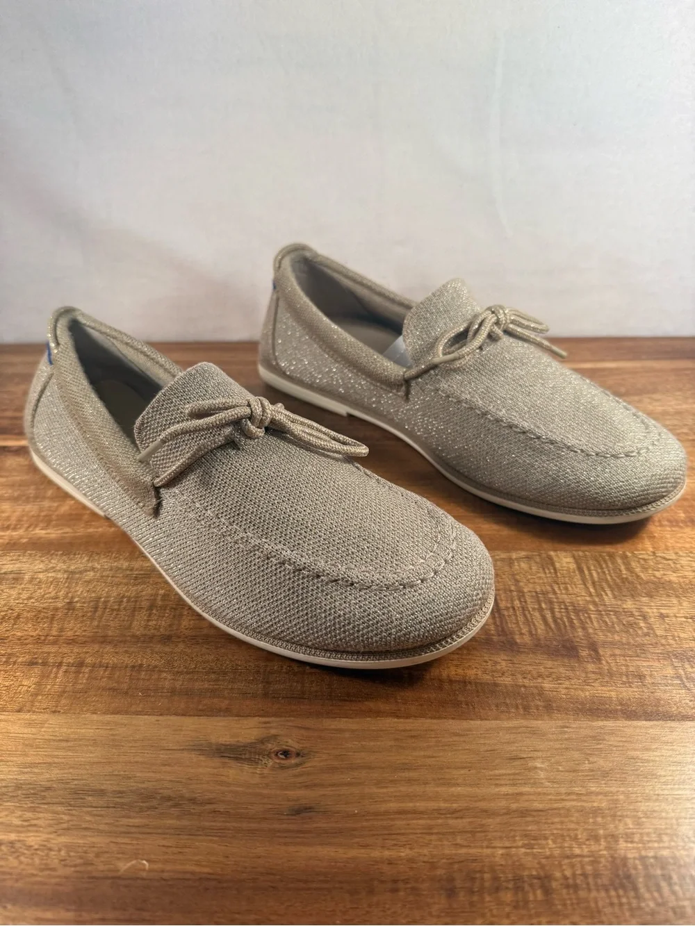 Rothy's Boat Shoe in Shimmery Sand Size 7.5